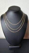 14k Solid Gold Cuban Necklace