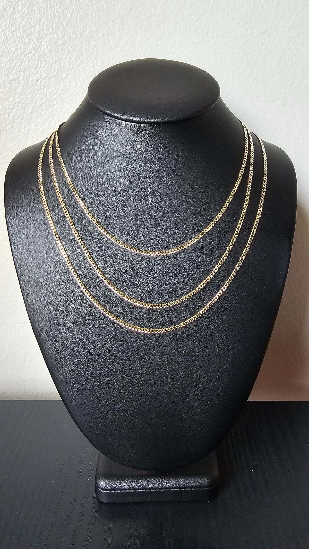 14k Solid Gold Cuban Necklace