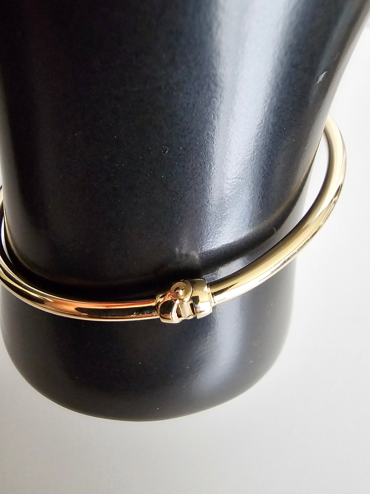 14k Solid Gold Nail Bangle