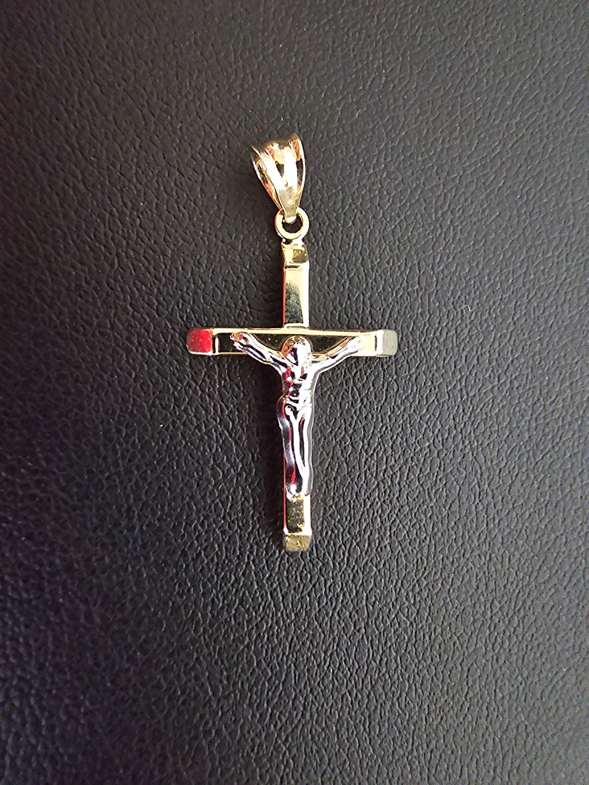 14k Semisolid Gold Crucifix