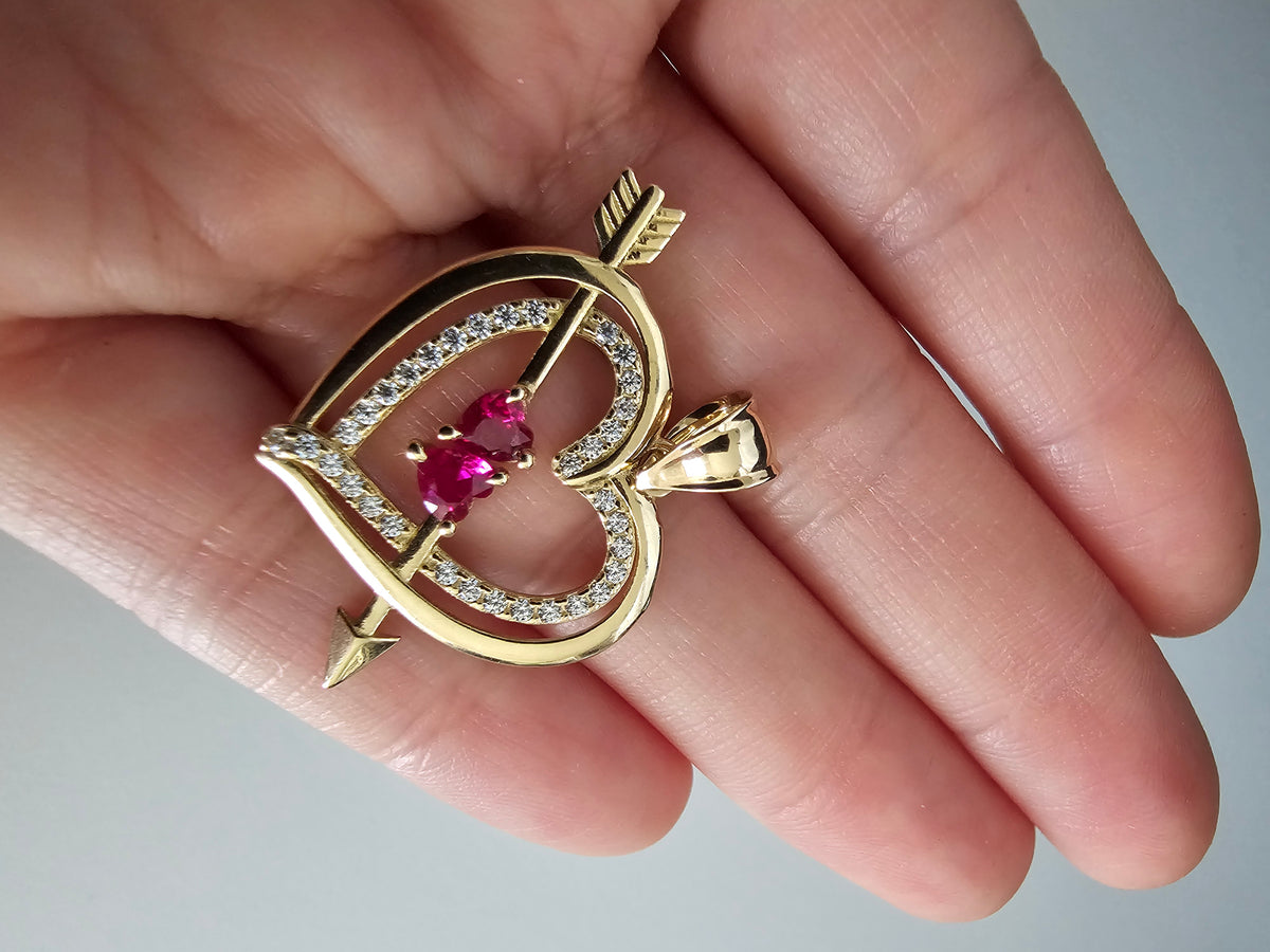 14k Solid Gold Pendant