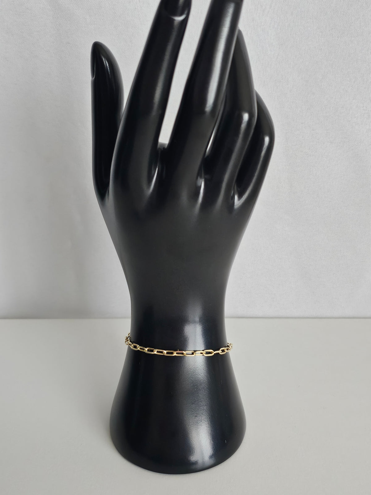 Paperclip Bracelet 14k Gold