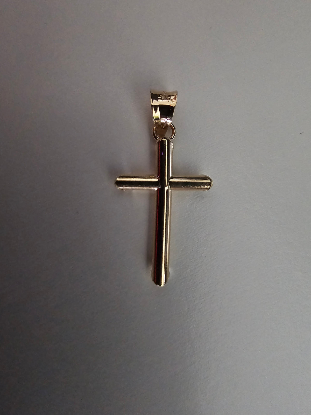 14k Solid Gold Crucifix Pendant