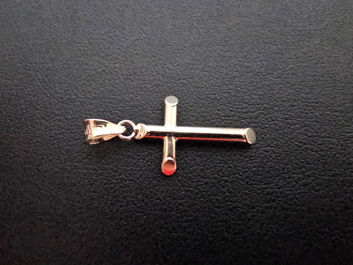 14k Solid Gold Crucifix Pendant