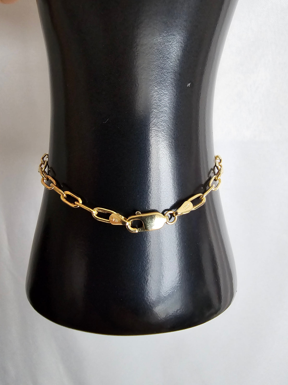 Paperclip Bracelet 14k Gold