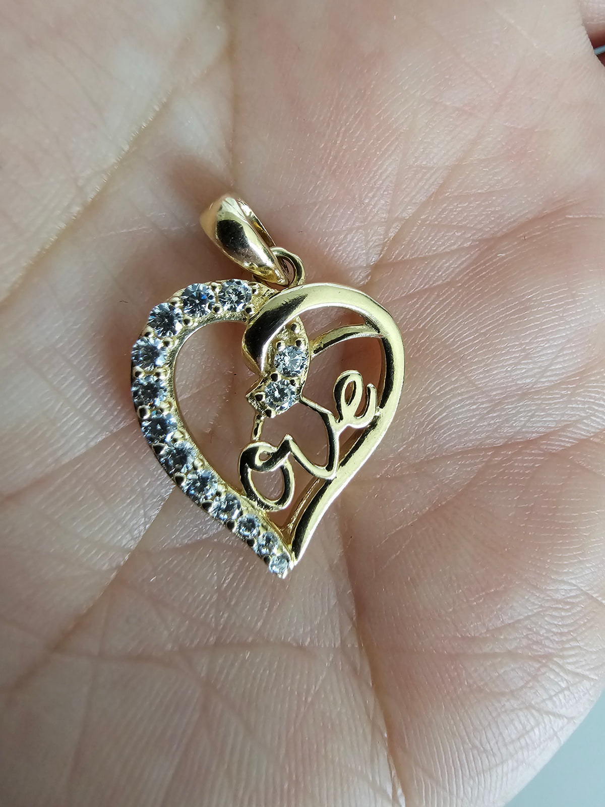 14k Solid Gold Pendant
