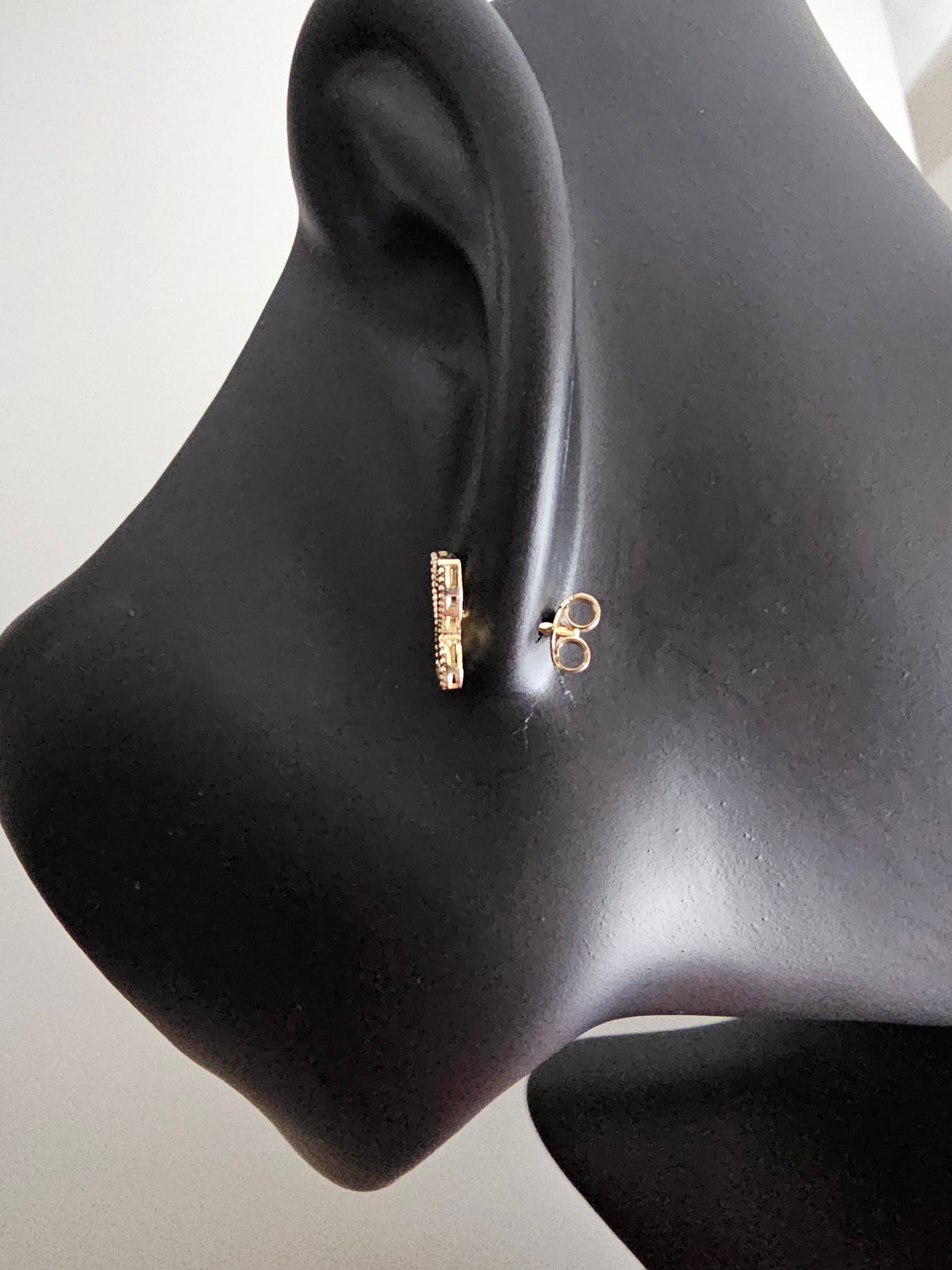 14k Solid Gold Butterfly Earrings