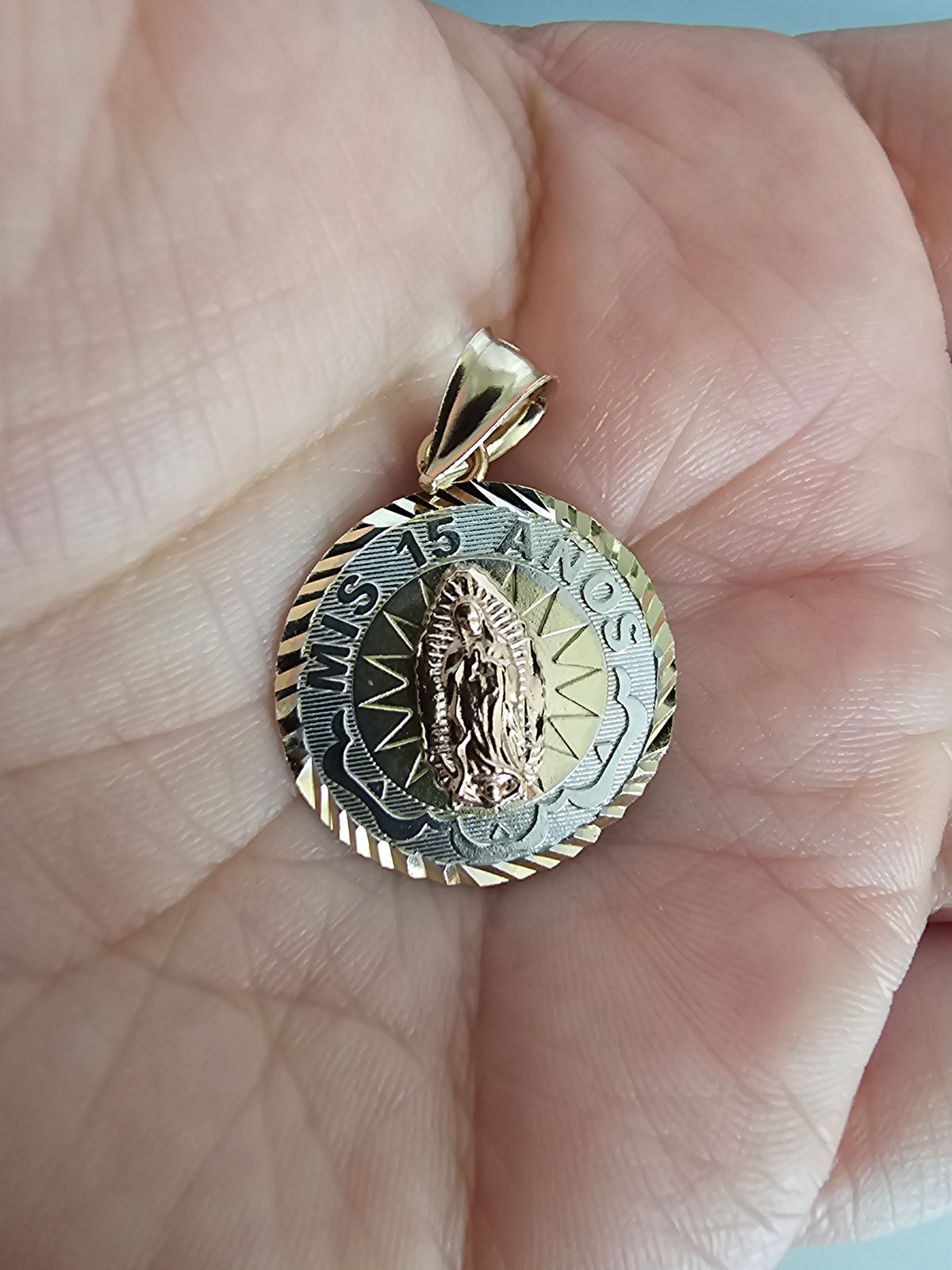Mis Quince Años Dije 14k Oro Solido