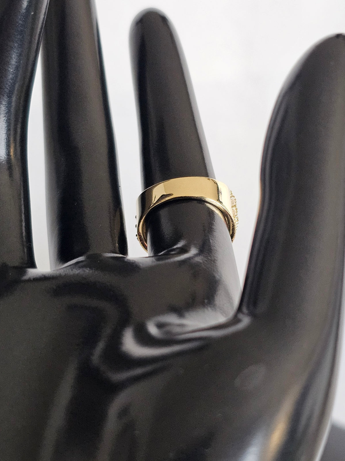 14k Solid Virgen de Guadalupe Gold Ring