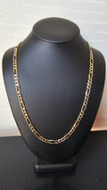 14k Solid Gold Figaro Necklace