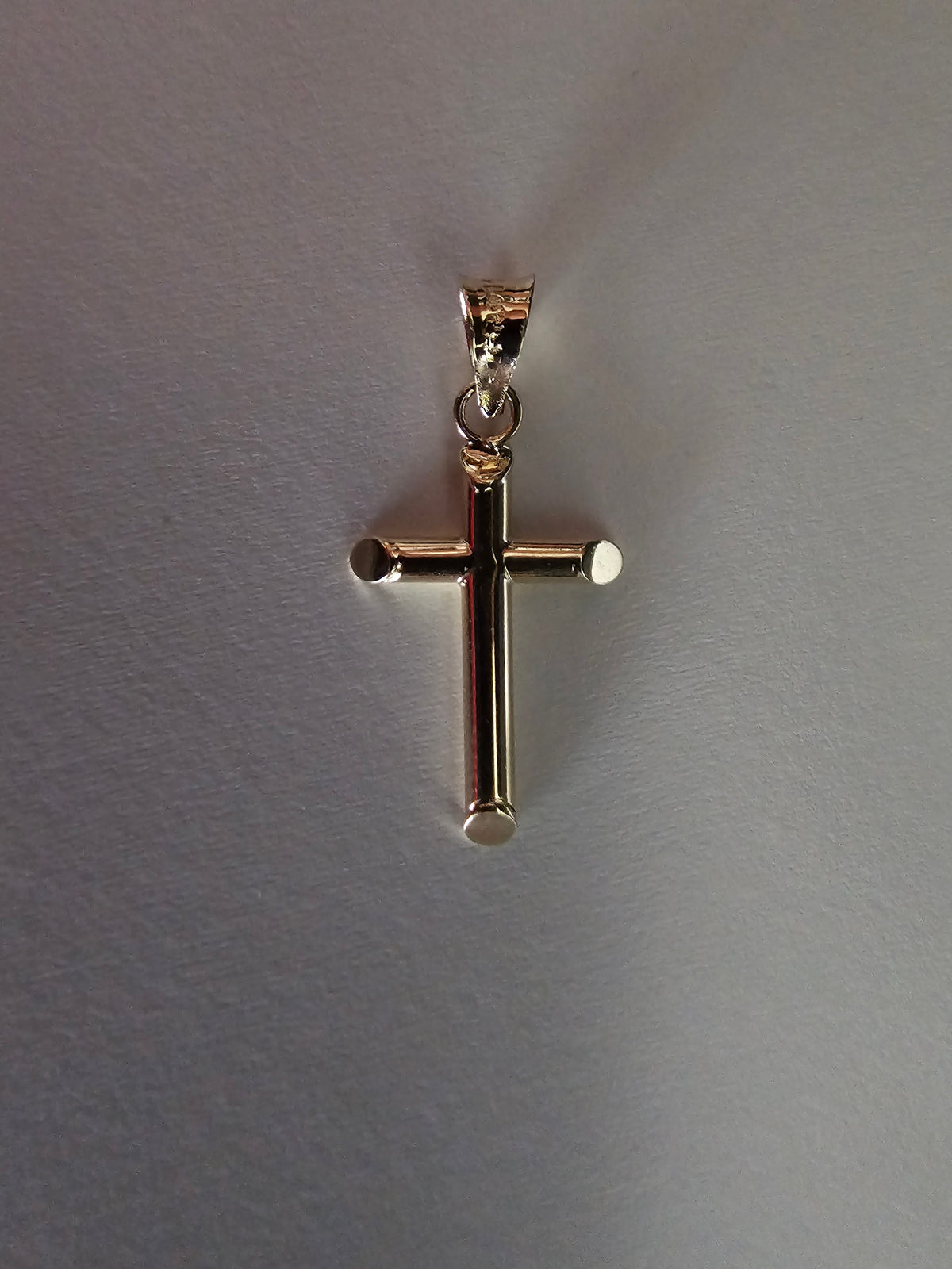 14k Solid Gold Crucifix Pendant