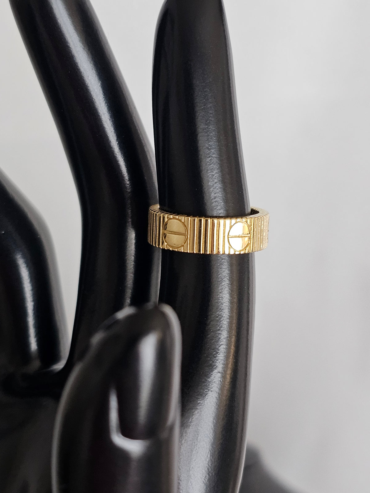 14k Solid Gold Cartier Style Ring