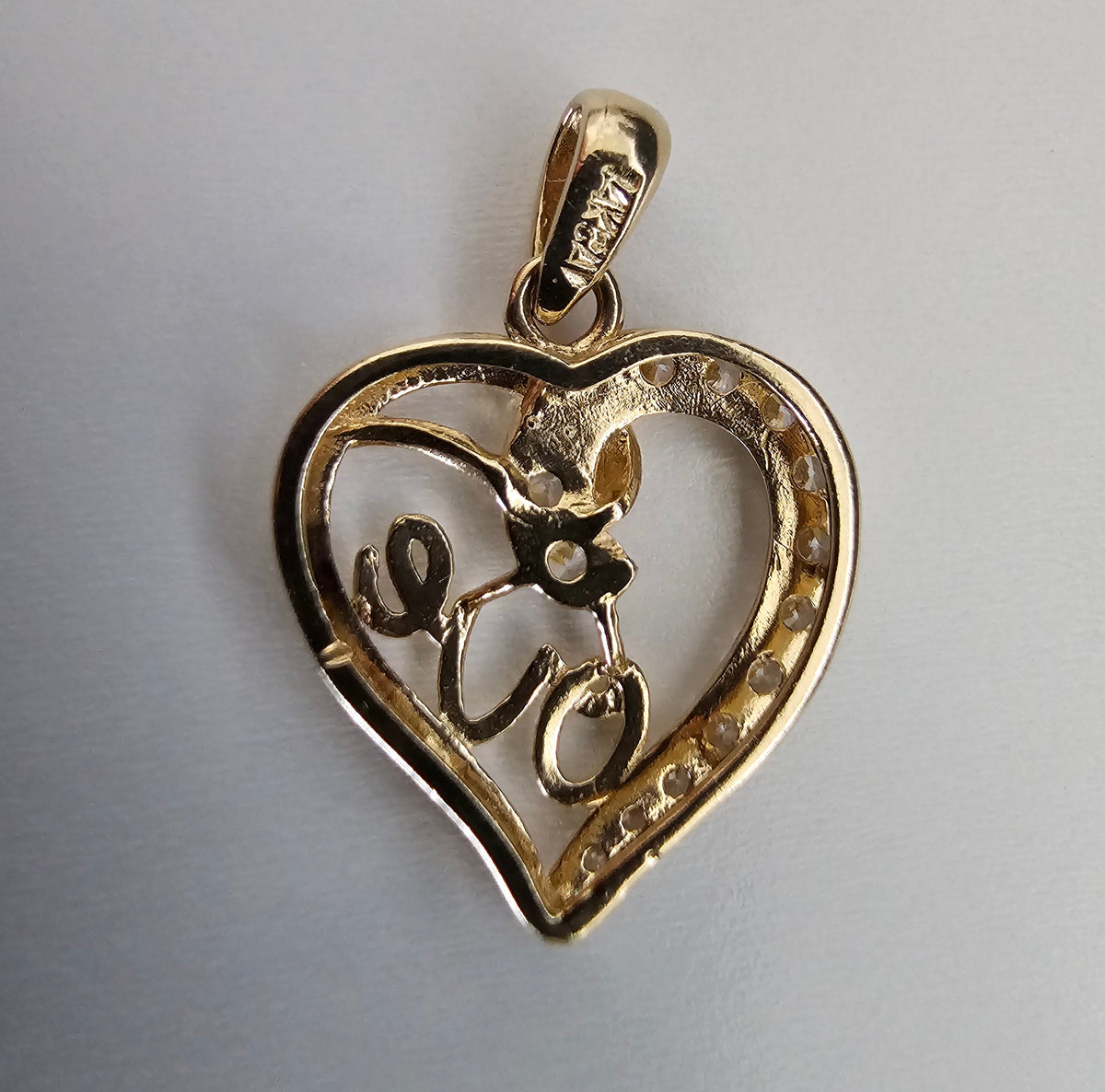 14k Solid Gold Pendant
